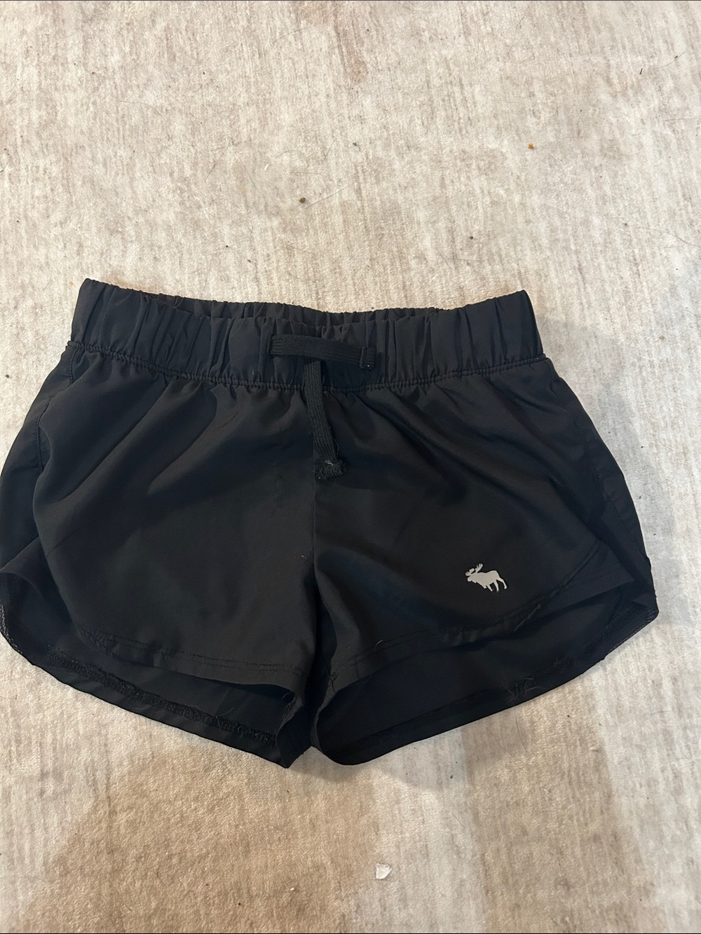 Abercrombie & Fitch Black Women's Athletic Shorts with Logo